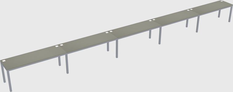 Rectangular desk