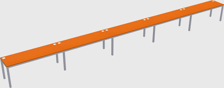 Rectangular desk