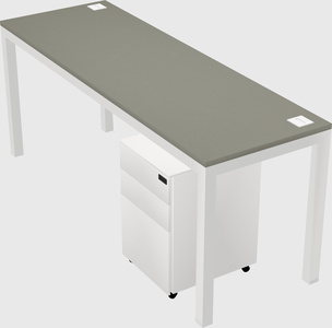 Rectangular desk