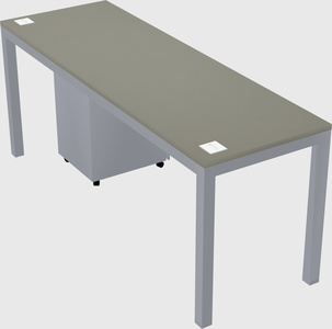 Rectangular desk