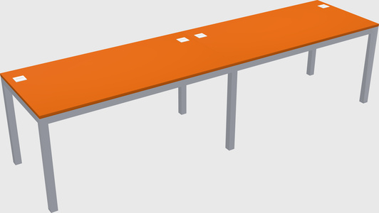 Rectangular desk