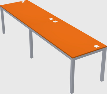 Rectangular desk