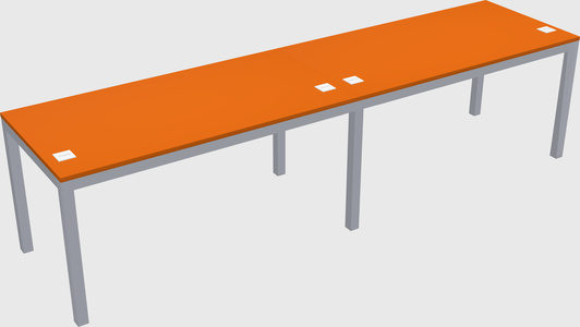 Rectangular desk