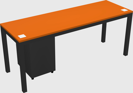 Rectangular desk