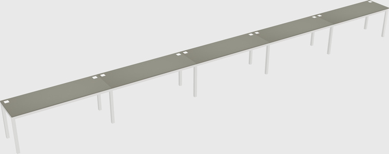 Rectangular desk