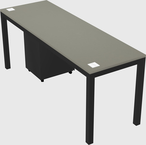 Rectangular desk