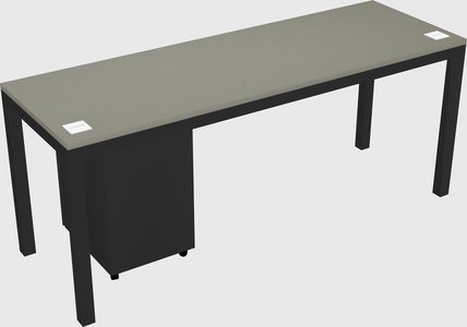 Rectangular desk