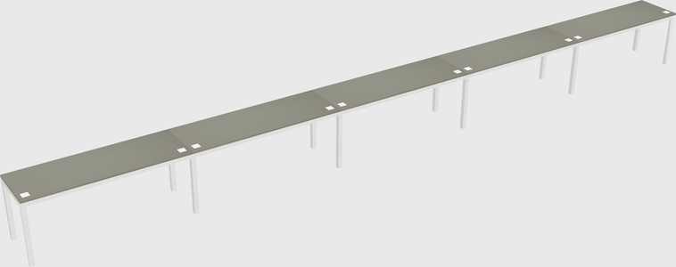 Rectangular desk