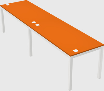 Rectangular desk