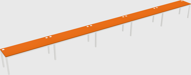 Rectangular desk