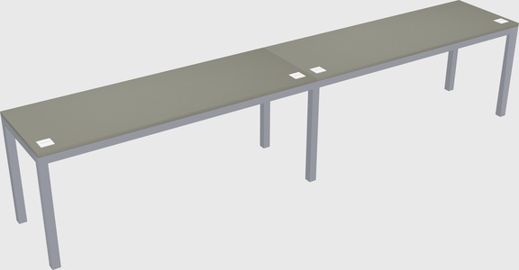 Rectangular desk