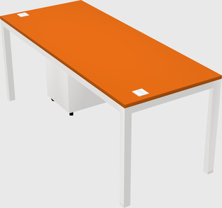 Rectangular desk