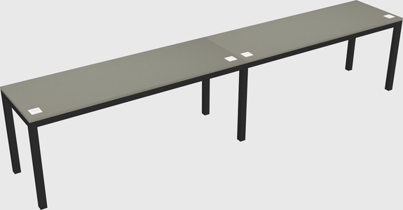 Rectangular desk