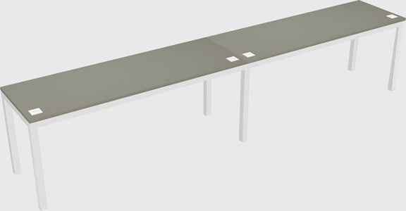 Rectangular desk