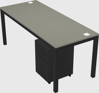 Rectangular desk