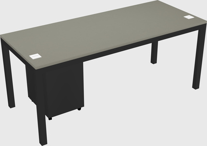 Rectangular desk