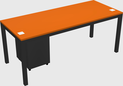 Rectangular desk