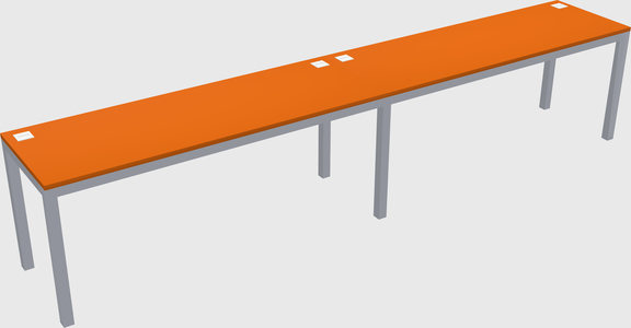 Rectangular desk