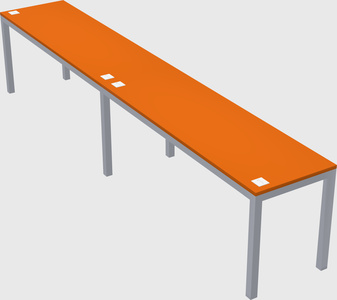 Rectangular desk