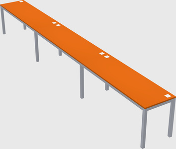 Rectangular desk