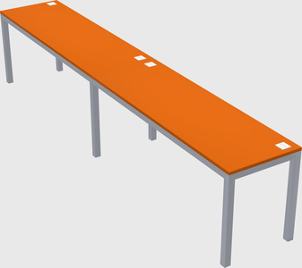 Rectangular desk