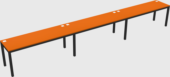 Rectangular desk