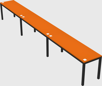 Rectangular desk