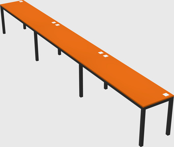 Rectangular desk