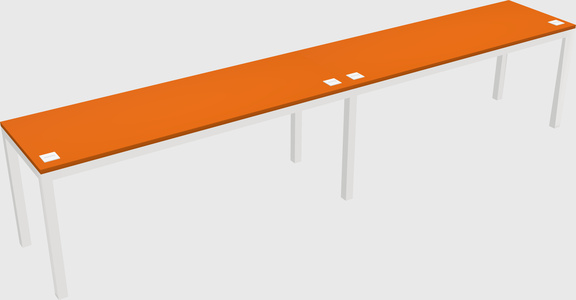 Rectangular desk