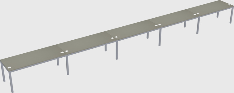 Rectangular desk