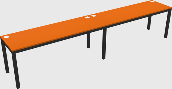 Rectangular desk