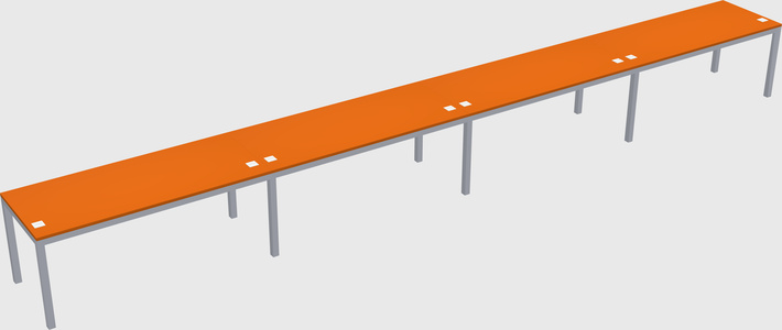Rectangular desk