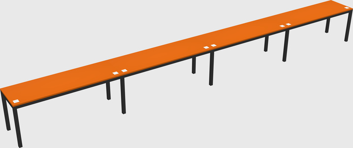 Rectangular desk
