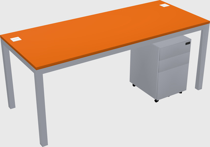 Rectangular desk