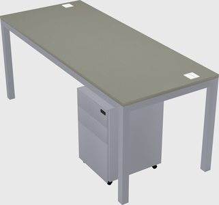 Rectangular desk