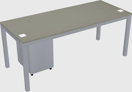Rectangular desk