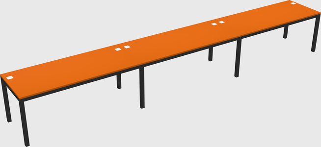 Rectangular desk