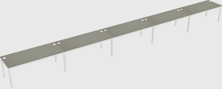 Rectangular desk