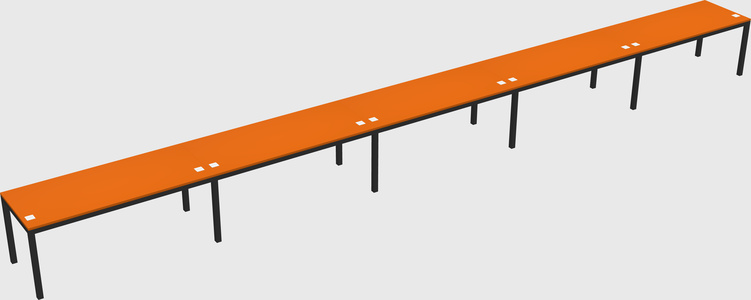 Rectangular desk