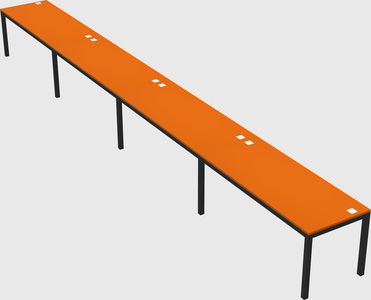 Rectangular desk