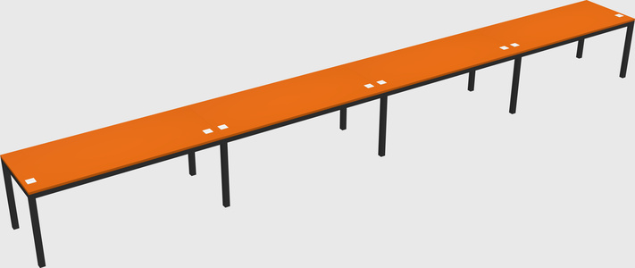 Rectangular desk