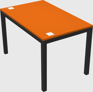 Rectangular desk