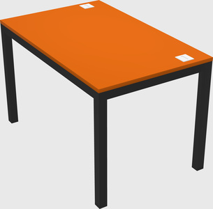 Rectangular desk