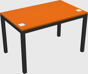 Rectangular desk