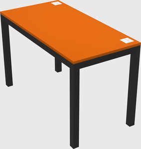 Rectangular desk