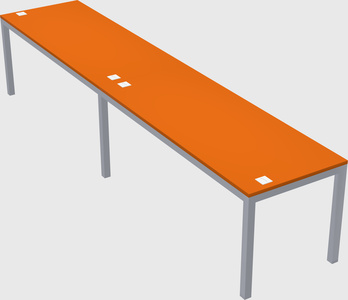 Rectangular desk