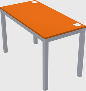Rectangular desk