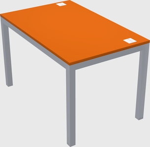 Rectangular desk