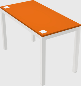 Rectangular desk