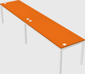 Rectangular desk